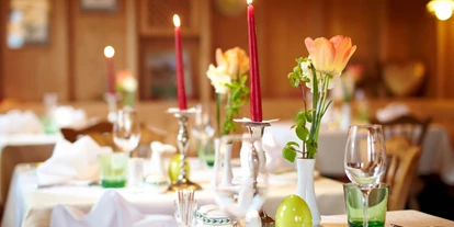 Hundehotel - Unterkunftsart: Hotel - Niederösterreich - Kamin-Gedeck für besondere Anlässe  - Hotel & Restaurant Donauhof