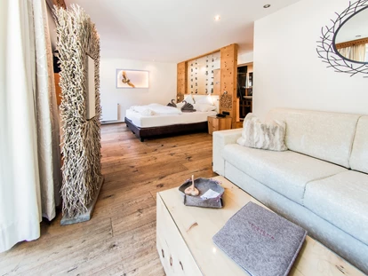 Hundehotel - Ladis - Ob wohnen am höchsten Niveau oder die preisgünstigere Alternative - Hier unsere Suite Luft - Hundehotel Riederhof