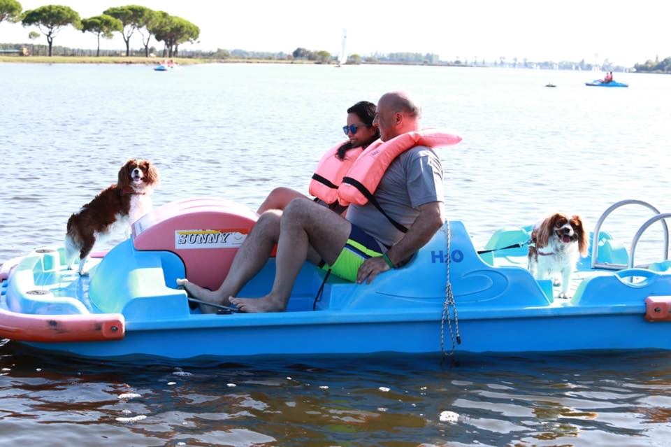 Urlaub-mit-Hund: Spaß am Tretboot - auf für Ihren Hund - Feriendorf Spiaggia Romea
