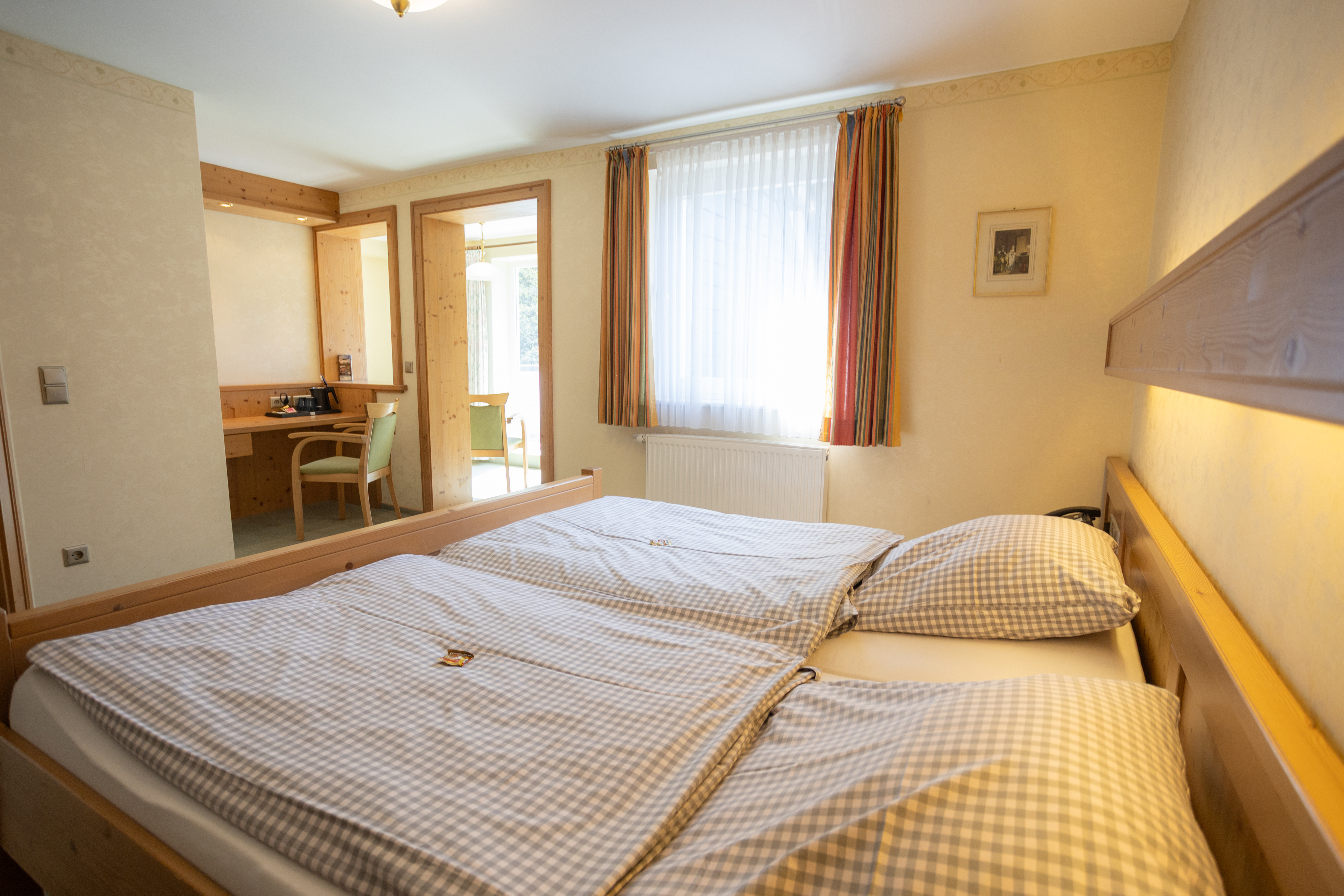 Urlaub-mit-Hund: Doppelzimmer mit Balkon - Hotel Hubertushöhe