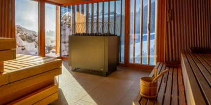 Hundehotel - Ofterschwang - Sauna im Winter - Hotel Goldener Berg - Mountain Selfcare Resort