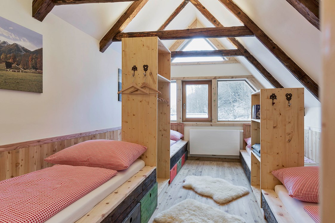Urlaub-mit-Hund: Schlafzimmer im Bauernhaus - Ferienhäuser Gerhart