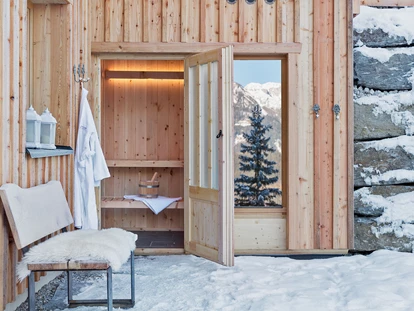 Hundehotel - Tauplitz - Eigene Sauna der Ferienwohnung Nr. 6 - Ferienhäuser Gerhart