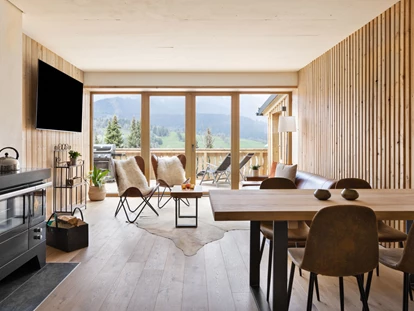 Hundehotel - Tauplitz - Wohnung Nr. 8 Wohnbereich - Ferienhäuser Gerhart