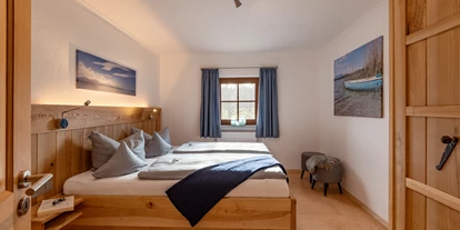 Hundehotel - Pools: Schwimmteich - Fewo Kathrin (EG): Schlafzimmer - Seimehof