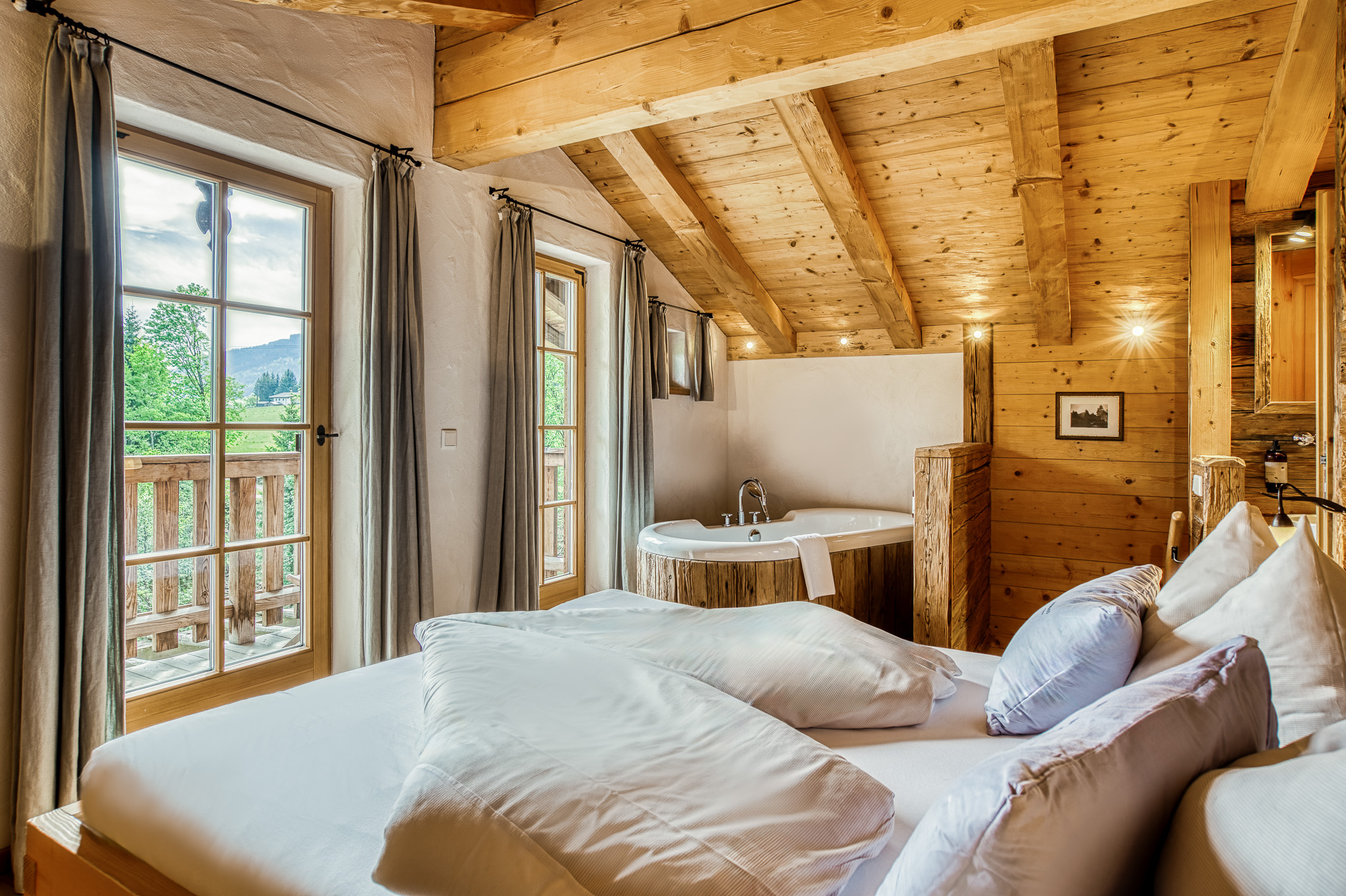 Naturresort PURADIES Zimmerkategorien Privat Spa Chalet Honeymoon