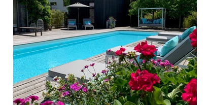 Hundehotel - Ladis - Poolterrasse - Das BERGESGRÜN