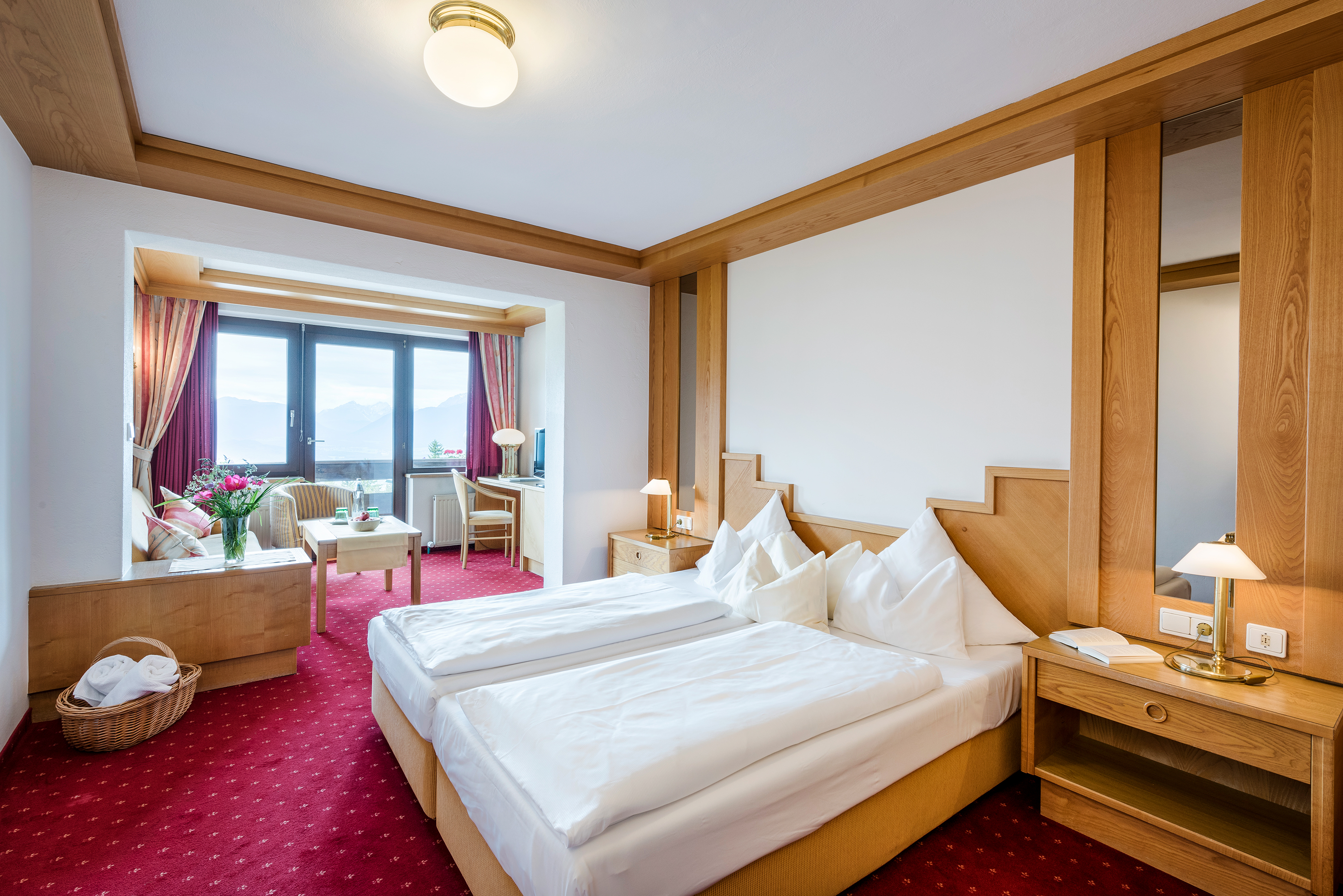 Inntalerhof - DAS Panoramahotel Zimmerkategorien Doppelzimmer Weitsicht Klassik