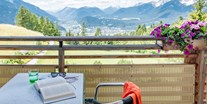 Hundehotel - Olympiaregion Seefeld - Unsere Zimmertypen mit dem Namen Weitsicht haben den unvergleichlichen Blick über das Inntal und die Berge im Oberinntal - Inntalerhof - DAS Panoramahotel