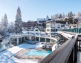 Urlaub-mit-Hund: Außenansicht Winter - Alpin Resort Sacher