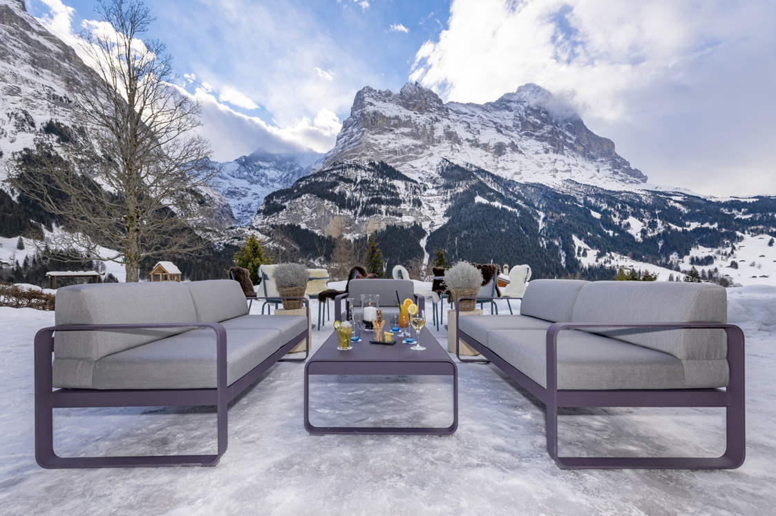 Urlaub-mit-Hund: Aussenterrasse Winter - Sunstar Hotel Grindelwald - Sunstar Hotel Grindelwald