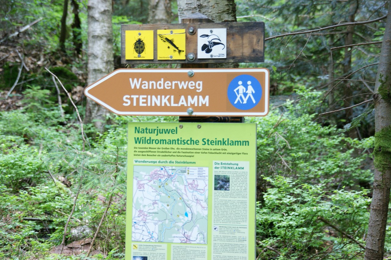 Landhotel Sportalm Ausflugsziele Steinklamm