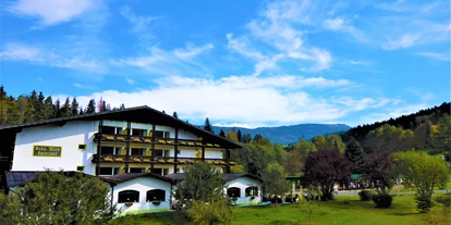 Hundehotel - Doggies: 3 Doggies - Blick auf das Hotel - Landhotel GrünWies