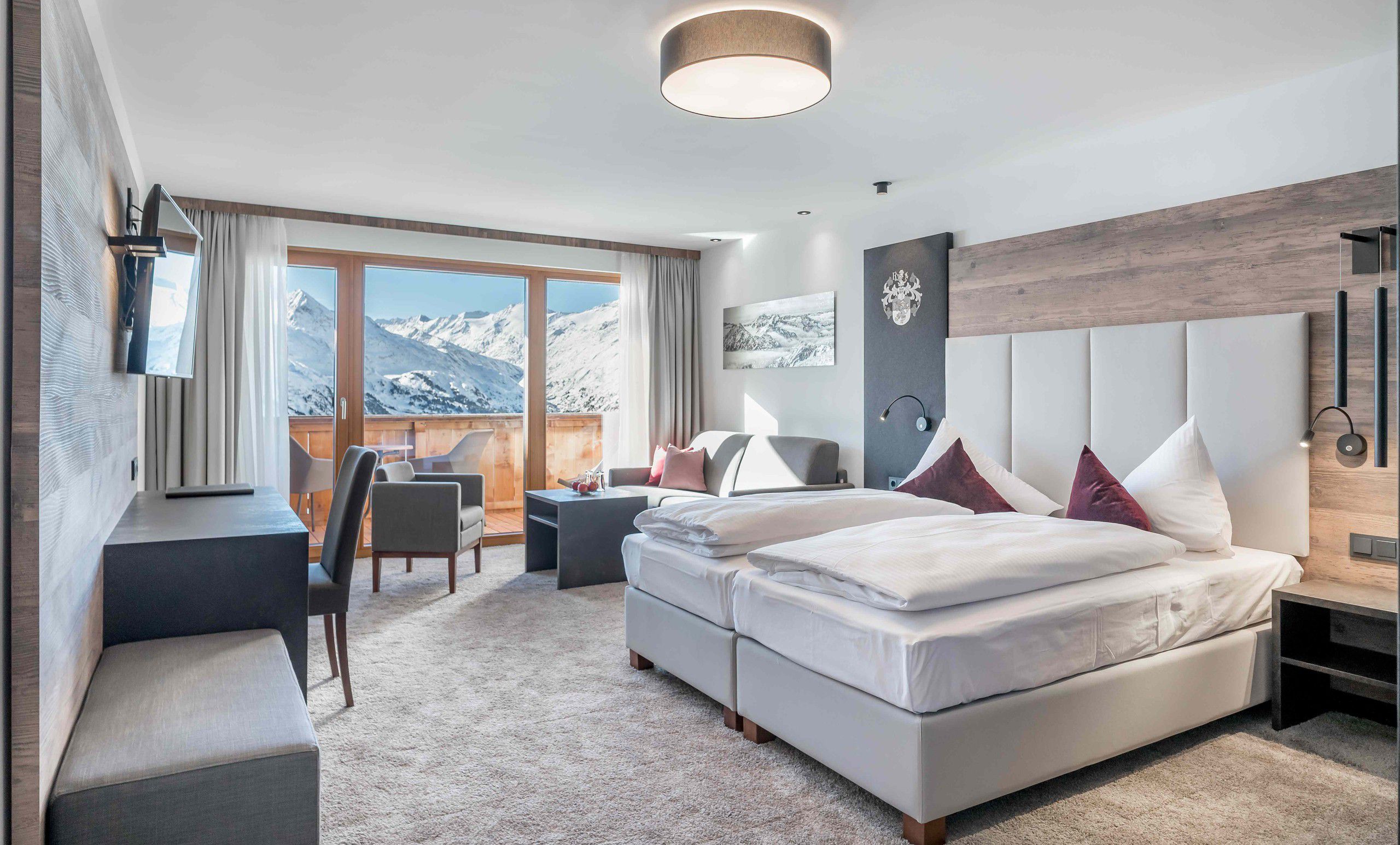 Hundehotel - Umgebungsschwerpunkt: Berg - Österreich - Doppelzimmer Gletscherblick - SKI | GOLF | WELLNESS Hotel Riml