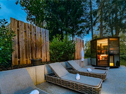 Hundehotel - Verpflegung: Halbpension - Baden-Württemberg - Außensauna Himmelreich - Hotel-Resort Waldachtal