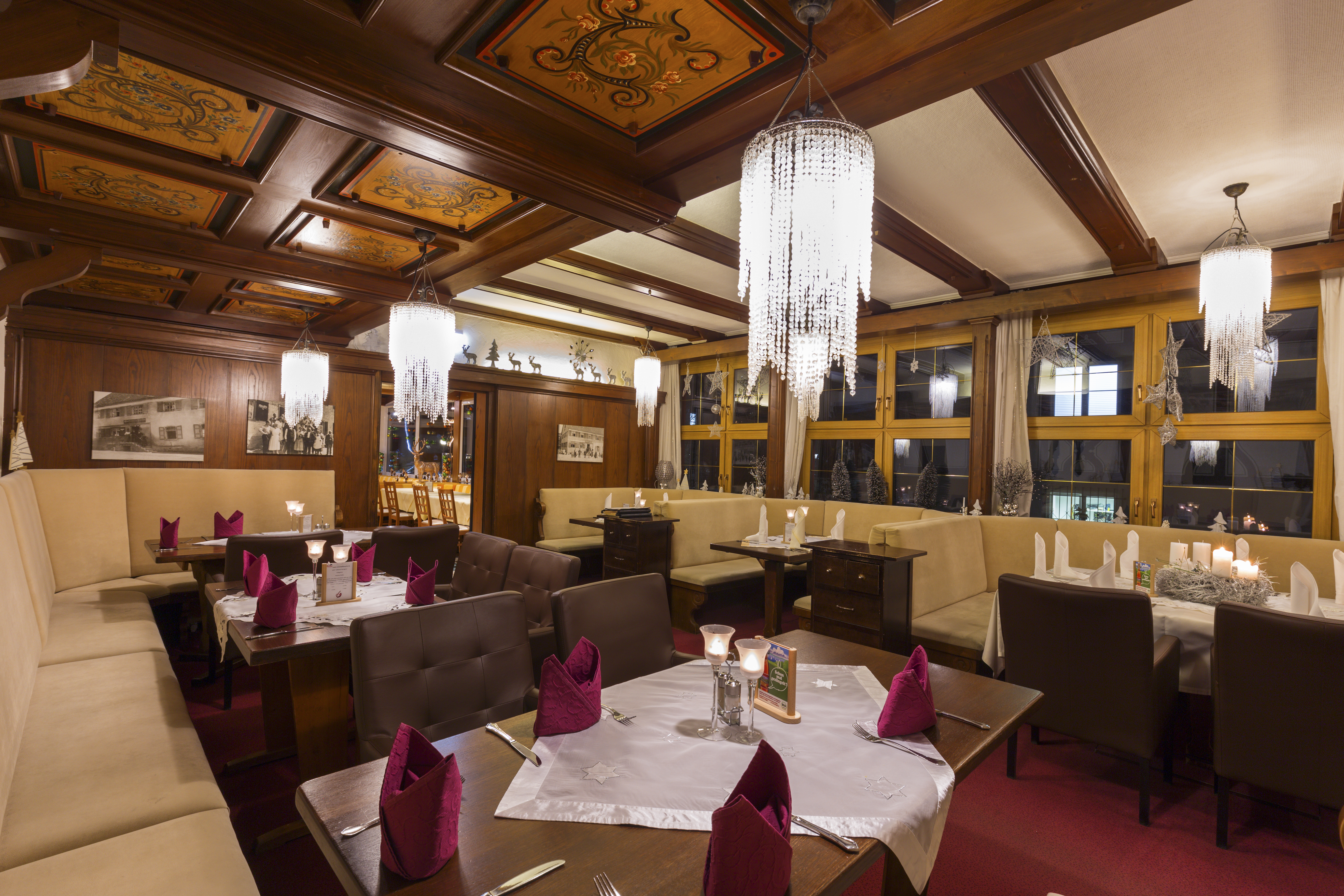 Urlaub-mit-Hund: Das Restaurant im Storchen  - Bodensee Hotel Storchen 