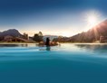 Urlaub-mit-Hund: Ausblick Pool  - Panoramahotel Oberjoch