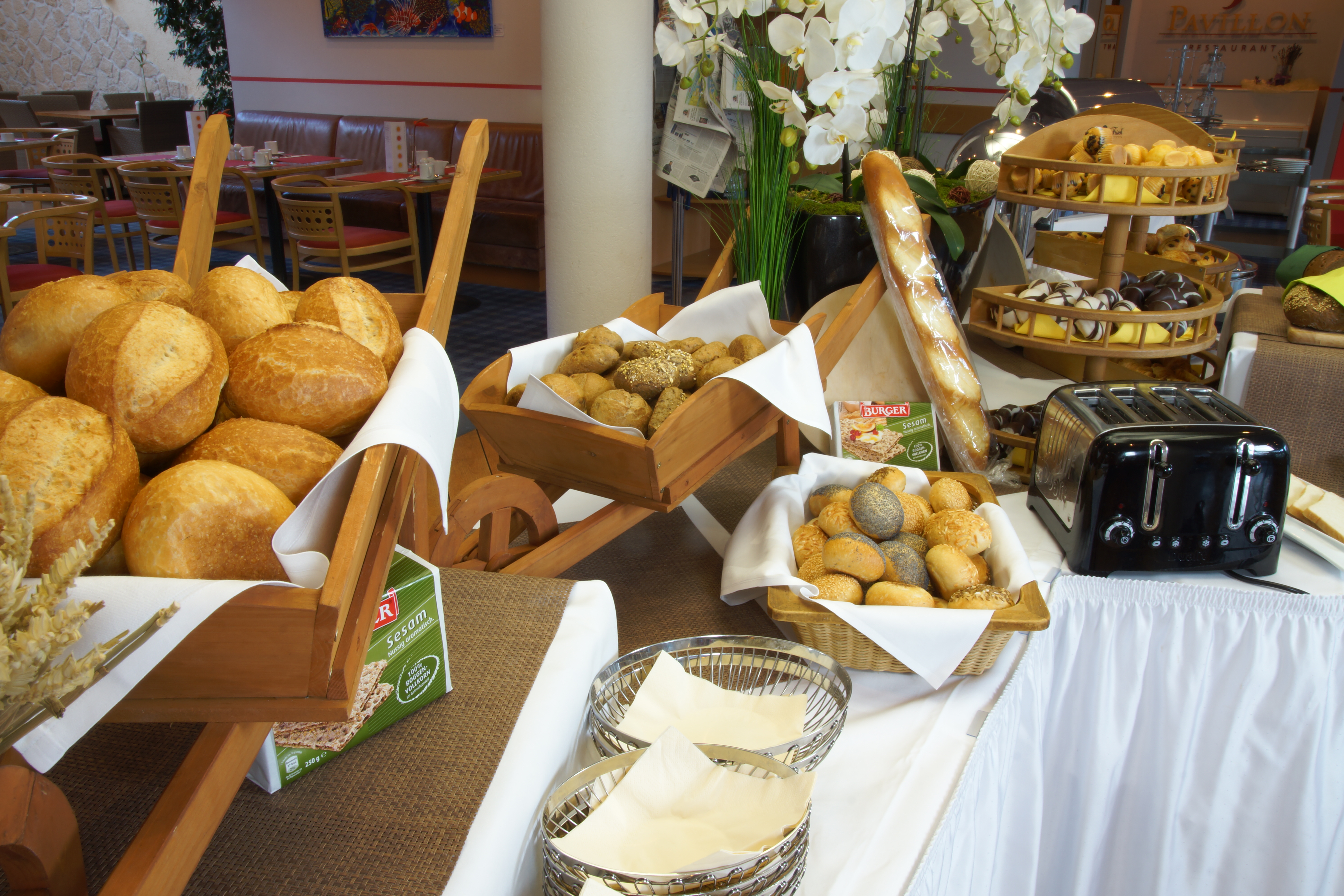 Urlaub-mit-Hund: Frühstück - Atlanta Hotel International Leipzig