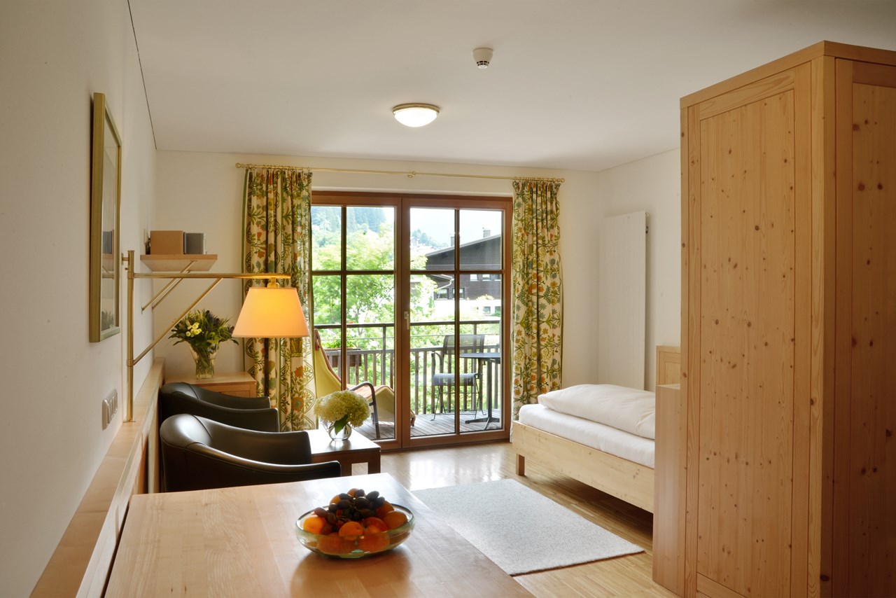 Felbermayer Hotel & Alpin Spa Montafon**** Zimmerkategorien Superior Einzel "Glockenblume" mit Balkon für 1 Person | ca. 25 m²