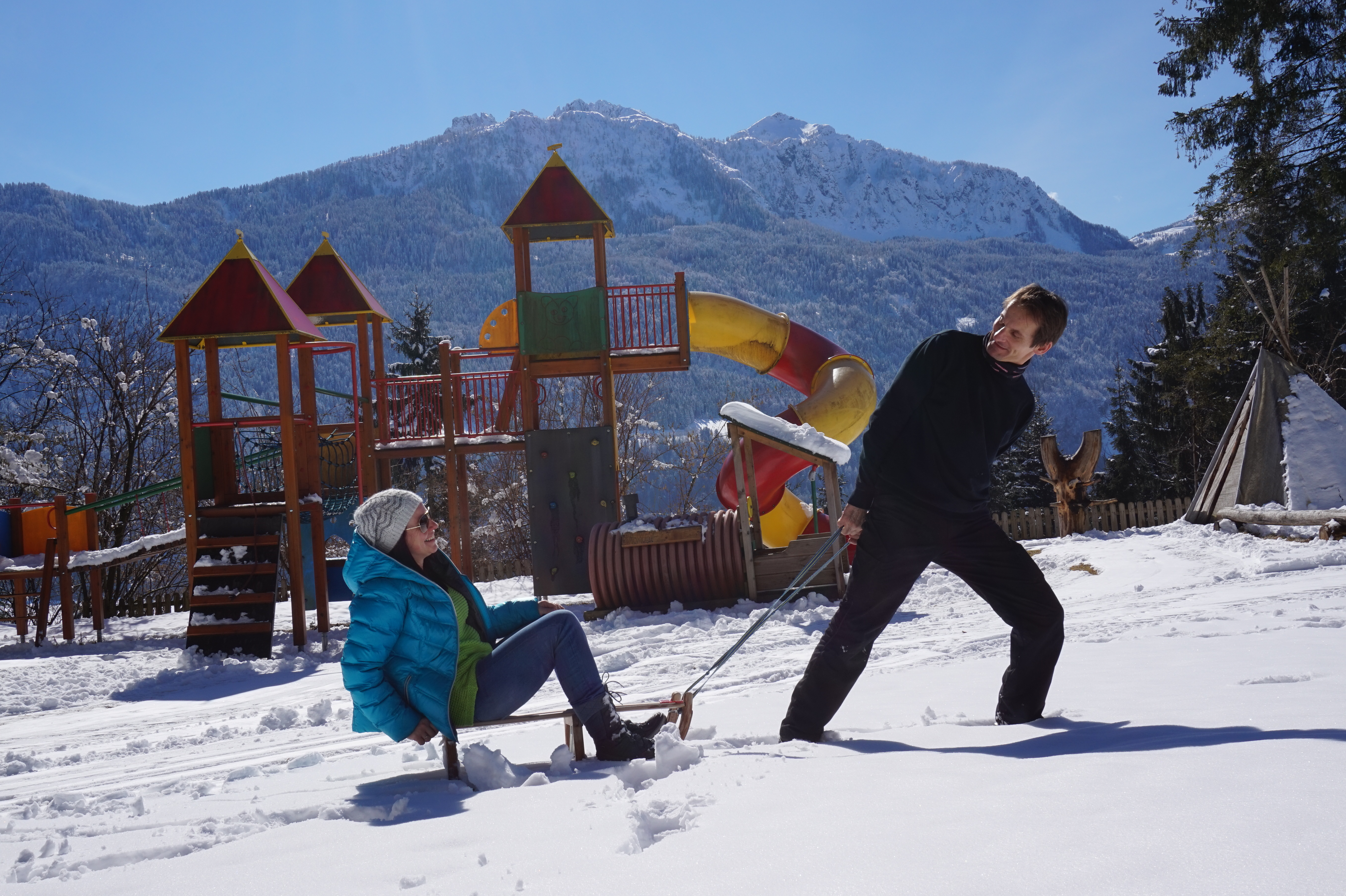 Urlaub-mit-Hund: nawu_apartments_Familienurlaub_Winterurlaub_Nassfeld_Gailtal_Winterurlaub - nawu apartments & Restaurant