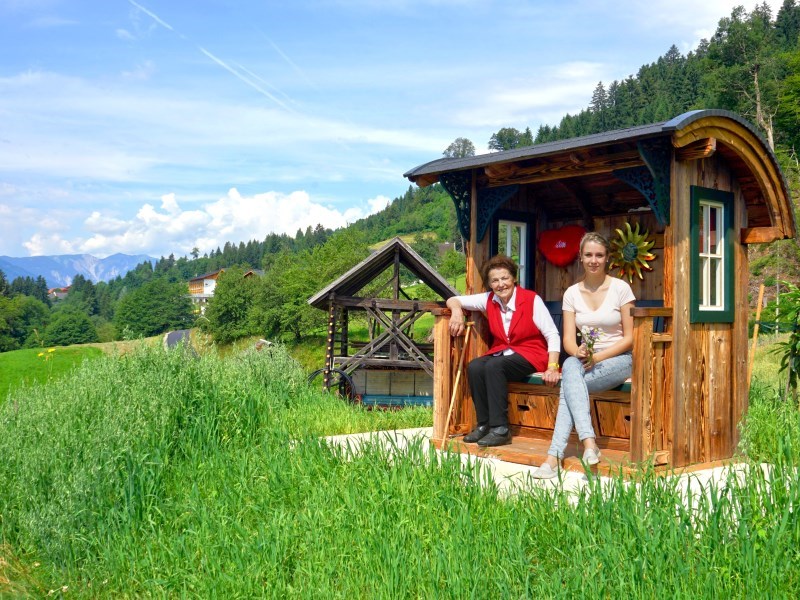 Hotel Glocknerhof Ausflüge mit Hund Liebesbank