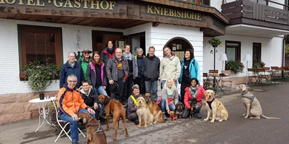 Hundehotel - Pools: Schwimmteich - Mantrailing Kurs @ Kniebishöhe - Hotel Restaurant Kniebishöhe