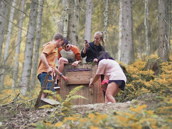 Der Gollinger Ausflüge mit Hund Escape Trail Pfad der Schmuggler