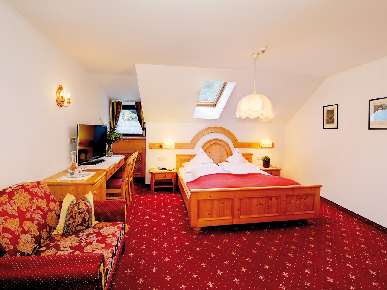 Hotel Saltauserhof Zimmerkategorien Typ 1 - Mansardenzimmer „Schildhof” - 30 m²