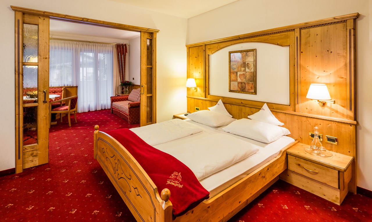 Hotel Saltauserhof Zimmerkategorien Typ 8 - Doppelzimmer de Luxe „Ifinger” mit Balkon - Residenz - 48 m²