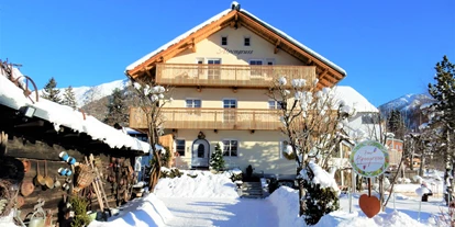 Hundehotel - Klassifizierung: 3 Sterne - Olympiaregion Seefeld - Das Alpengruss in Seefeld im Winter - Haus Alpengruss