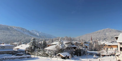 Hundehotel - Klassifizierung: 3 Sterne - Olympiaregion Seefeld - Aussicht vom Apartment - Haus Alpengruss
