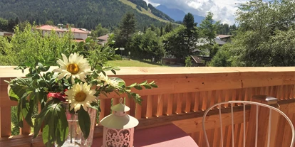 Hundehotel - Klassifizierung: 3 Sterne - Olympiaregion Seefeld - Aussicht vom Appartment - Haus Alpengruss