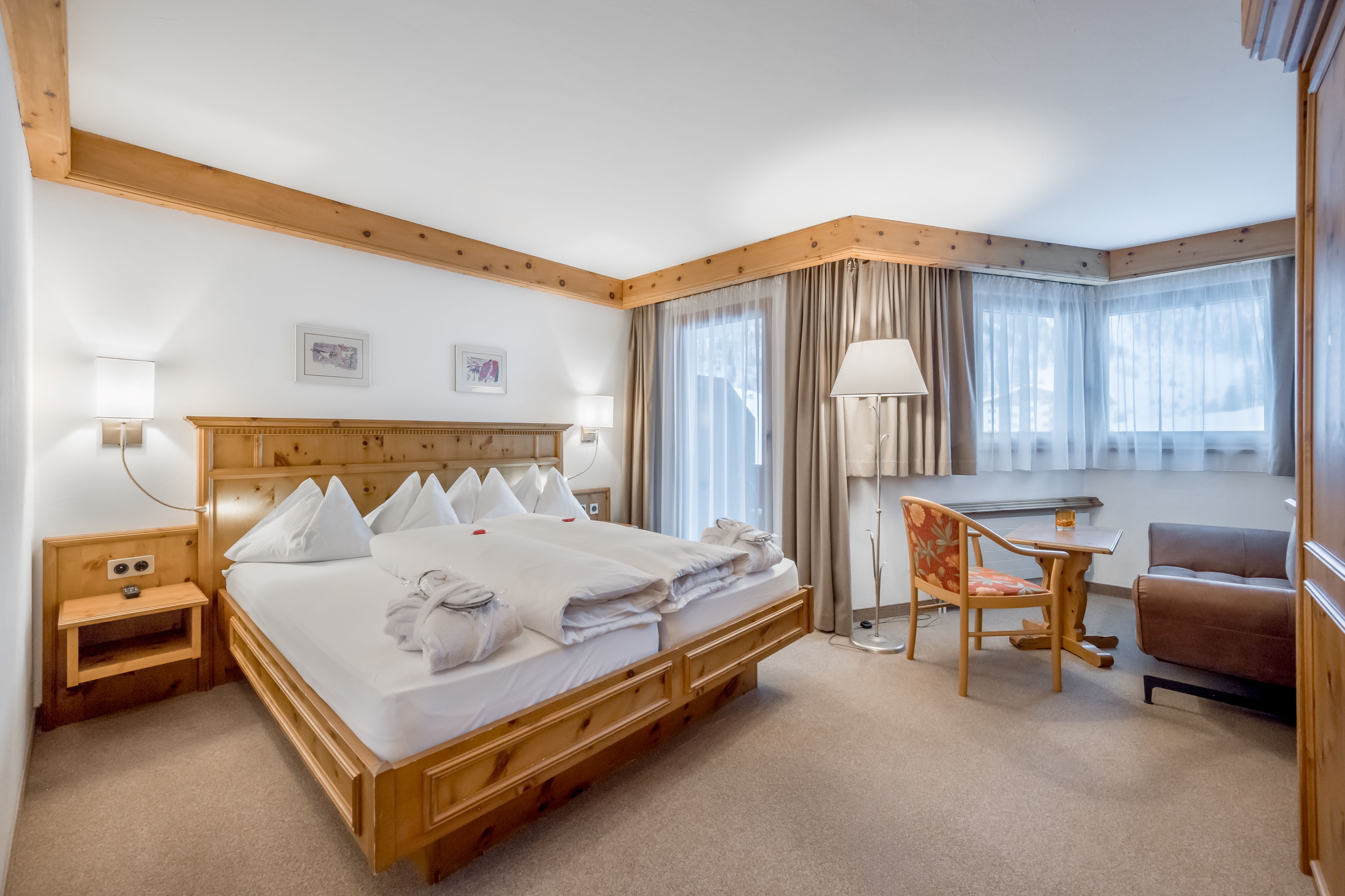 Chalet Silvretta Hotel & Spa Zimmerkategorien Doppelzimmer Stammerspitze