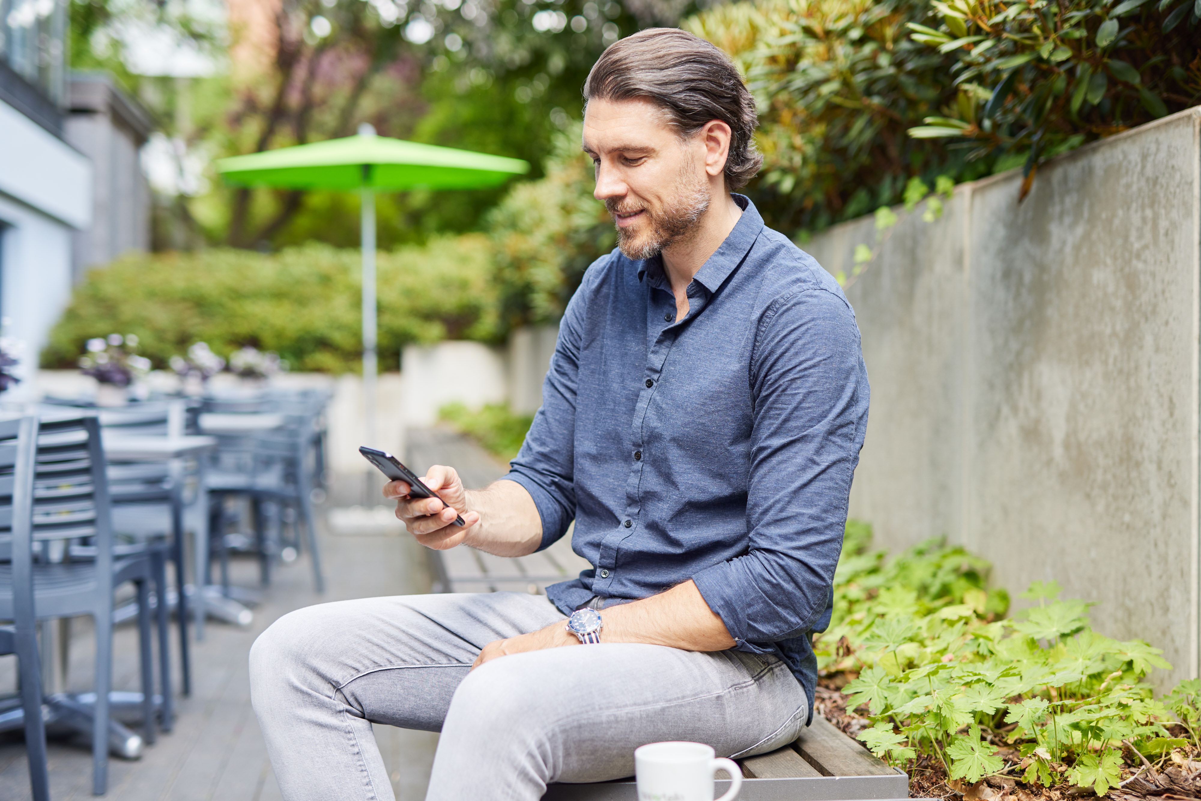 Hundehotel - Bademöglichkeit für Hunde - Außenterrasse - appartello - smarttime living Hamburg