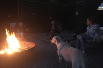 Urlaub-mit-Hund: Lagerfeuer - Naturforsthaus 