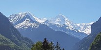 Hundehotel - Berner Oberland - Aussicht von unserem Chalet - Chalet-Gafri BnB - Frühstückspension 