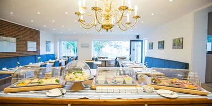 Hundehotel - Trink-/Fressnapf: im Zimmer - Langenhorn - Die große Auswahl an Komponenten rundet unser Frühstücksbuffet ab. - Hotel Das kleine Glück