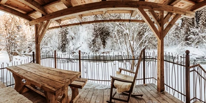 Hundehotel - Waschmaschine - Trebesing - Smileys Fuss Chalet Lieserrauschen Terrasse zum Fluss - Smileys Fluss Chalet