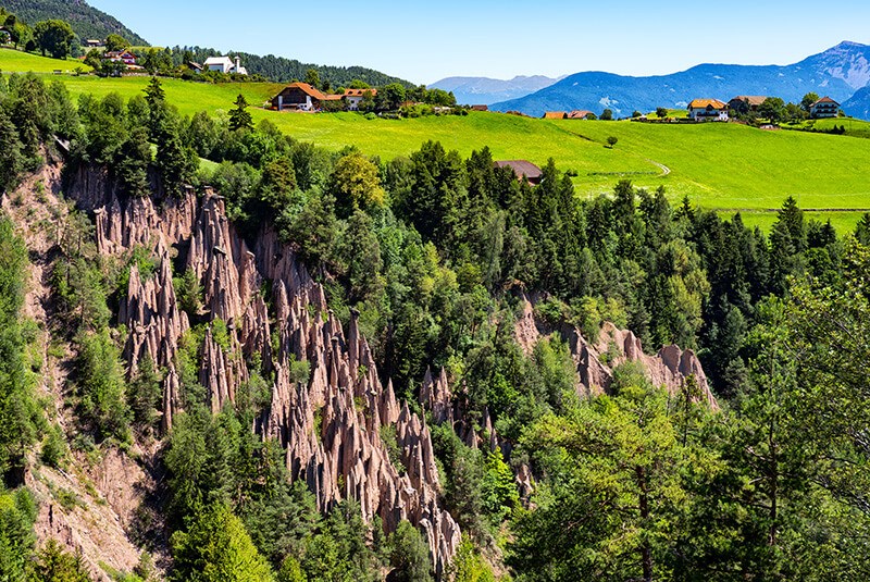 Sonnenhotel Adler Nature Spa Adults only Ausflugsziele Rittner Erdpyramiden