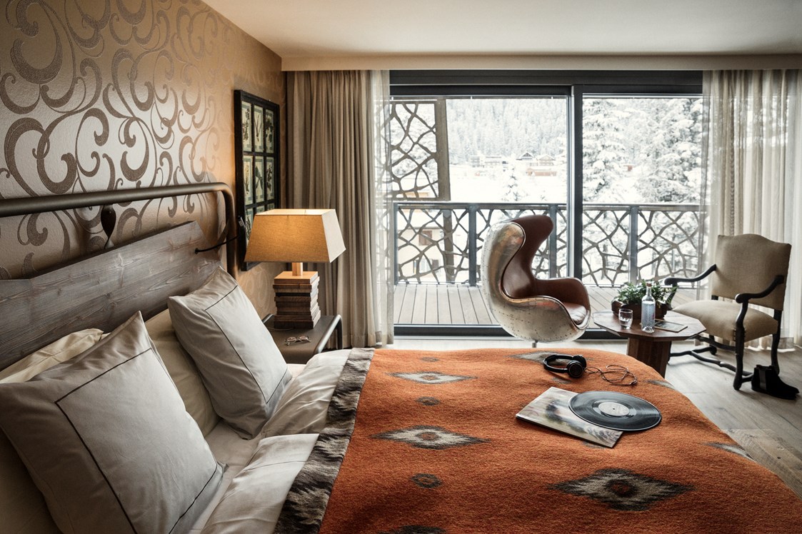Urlaub-mit-Hund: Panorama Doppelzimmer - Valsana Hotel Arosa