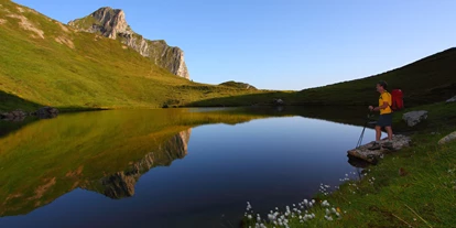 Hundehotel - Pools: Schwimmteich - Bergsee Schuhflicker - Aparthotel Almrösl