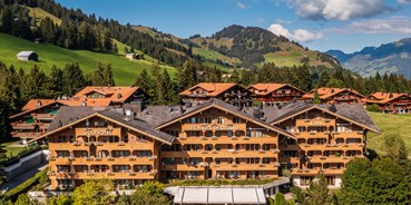 Hundehotel - PLZ 3657 (Schweiz) - Golfhotel im Sommer - GOLFHOTEL Les Hauts de Gstaad & SPA