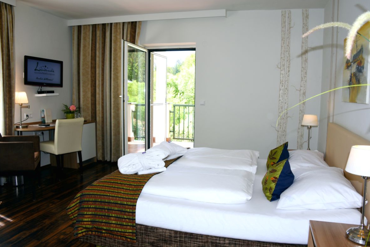 Hundehotel - Niederösterreich - Doppelzimmer mit Balkon - Hotel-Restaurant Liebnitzmühle