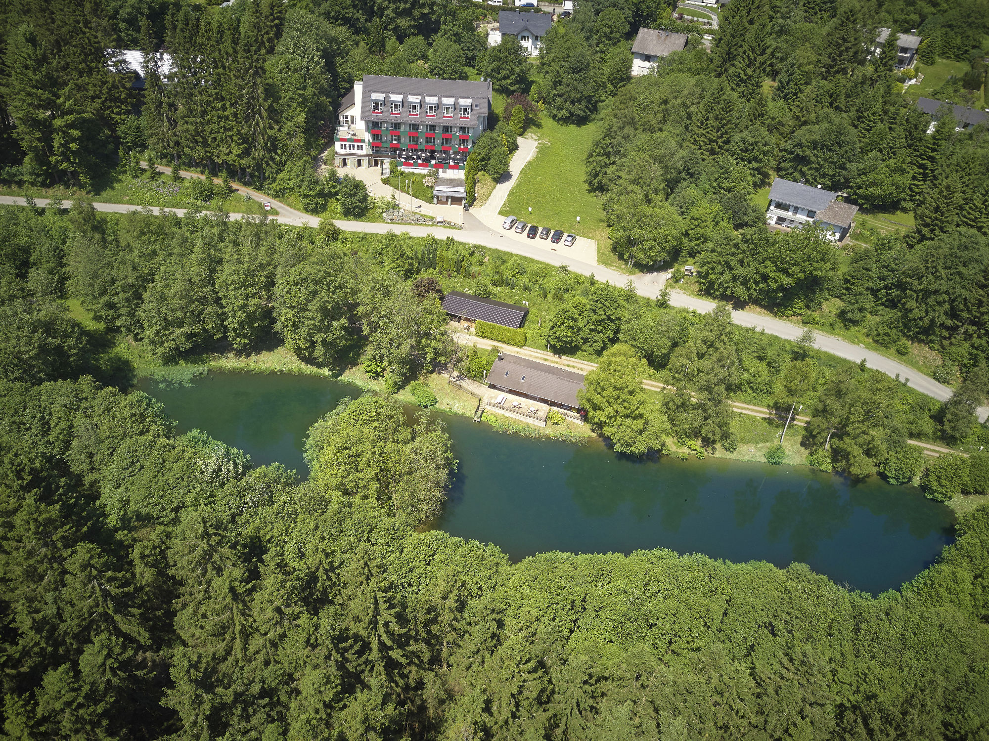 Hundehotel - Hessen - Waldhaus am See