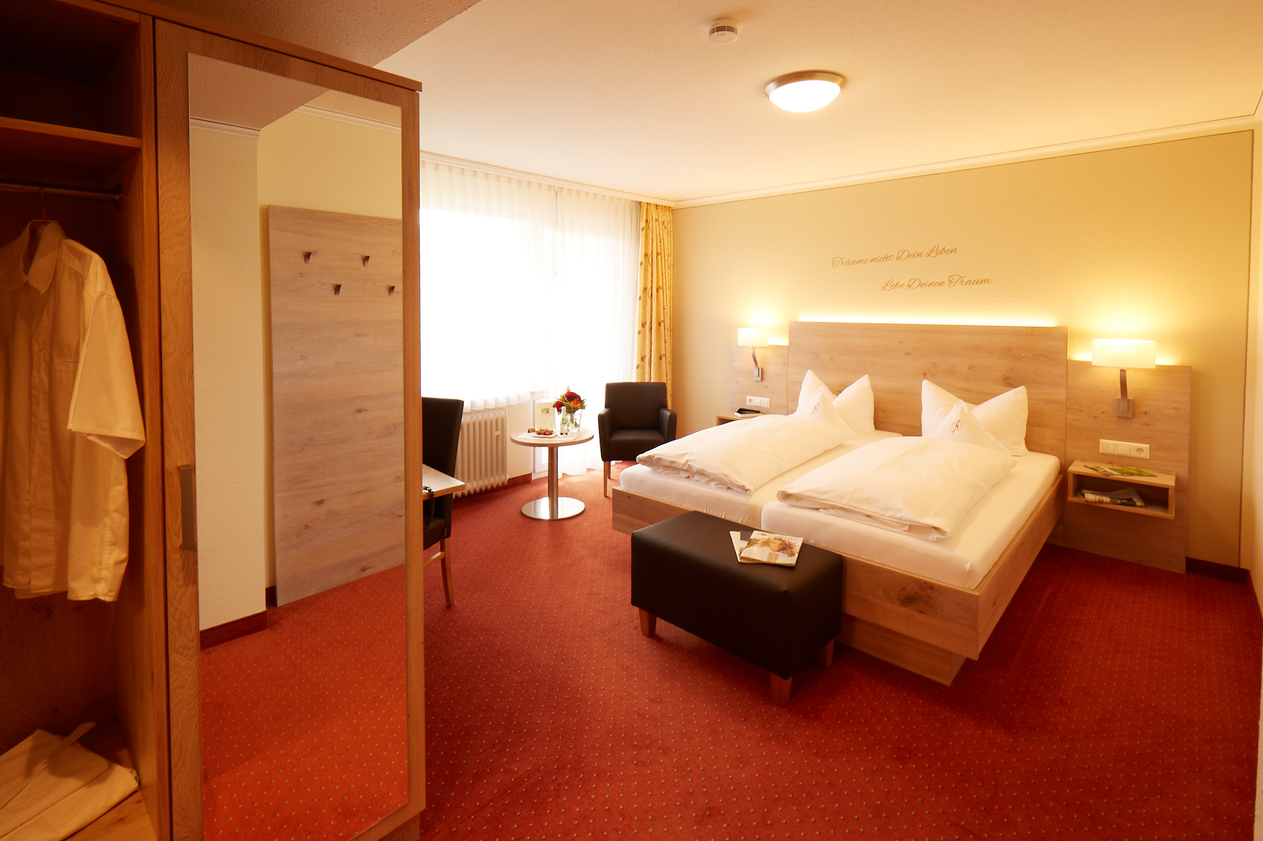 Wander & Wellnesshotel Nägele Zimmerkategorien Doppelzimmer „Dreherhäusle“ Economy