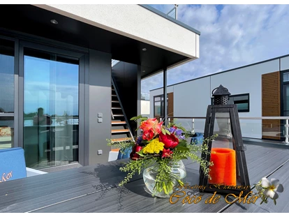 Hundehotel - Schwerpunkt: Städtetrips - Fischland - Aufgang zum Sonnendeck - stairs to the sundeck  - Coco de Mer