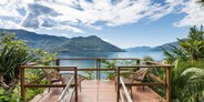 Hundehotel - Lago Maggiore - Aussichtspunkt im Park - Parkhotel Brenscino Brissago