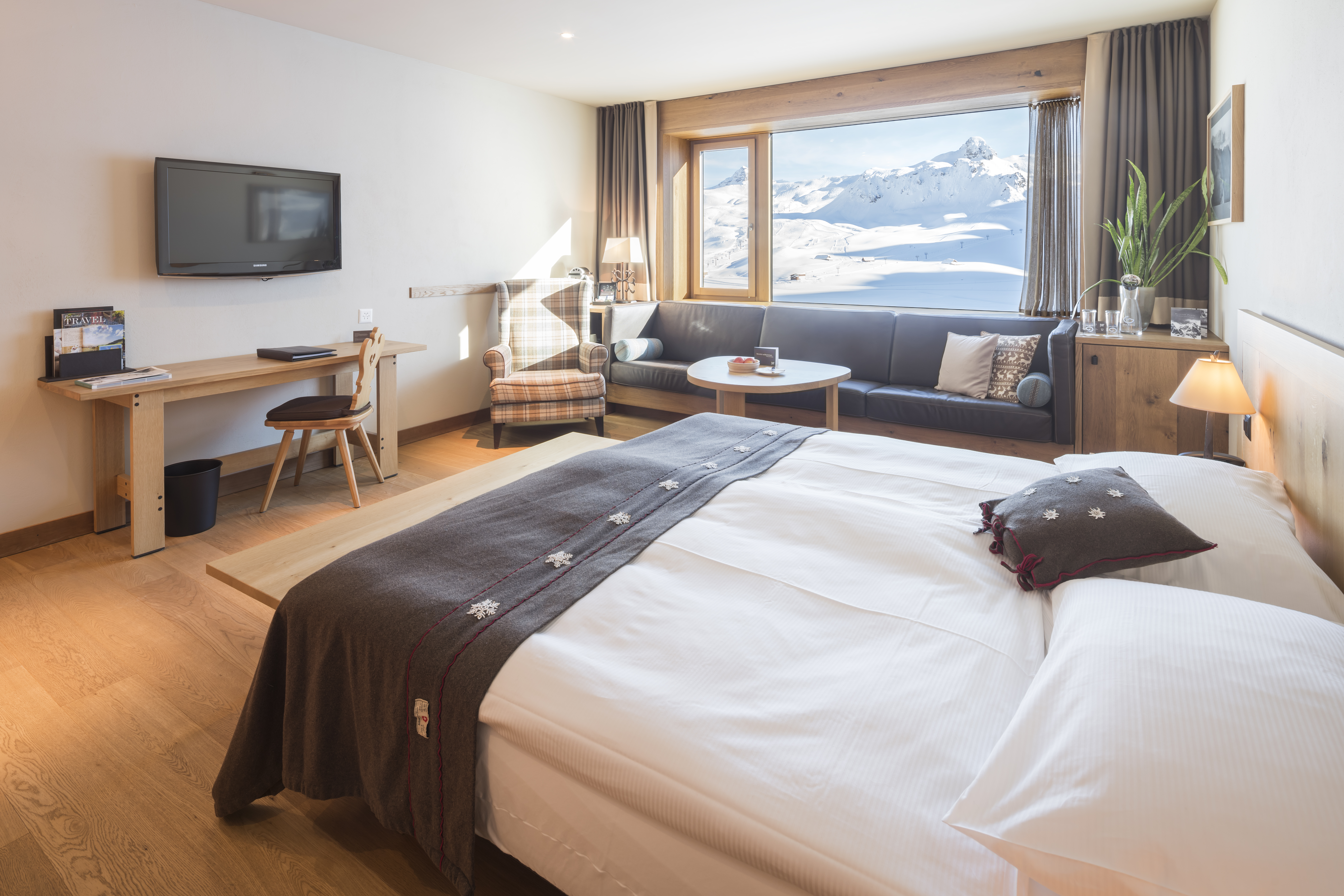 Frutt Mountain Resort Zimmerkategorien Seeblick Zimmer im ruhigen Mountain Lodge Flügel