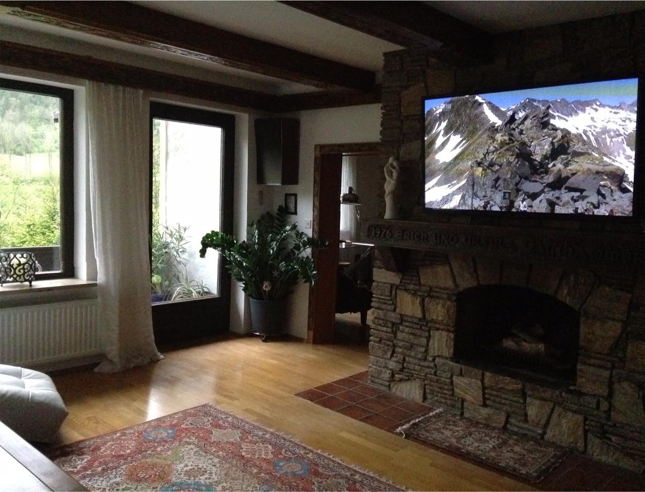 Hundehotel - Pyhrn-Priel - Wohnzimmer mit Blick ins Esszimmer - Landhaus Tamberg im Nationalpark Kalkalpen