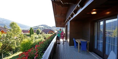 Hundehotel - Tauplitz - Appartement Blick-Hauserkaibling - großer Balkon  - Appartement Mama